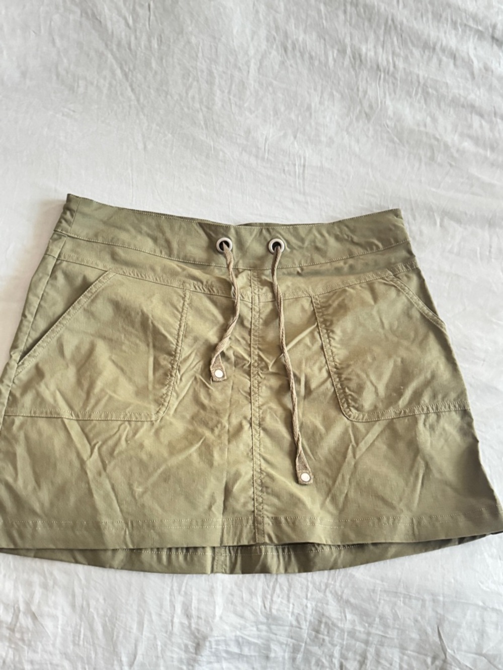 Medium Prana green nylon/ spandex skirt